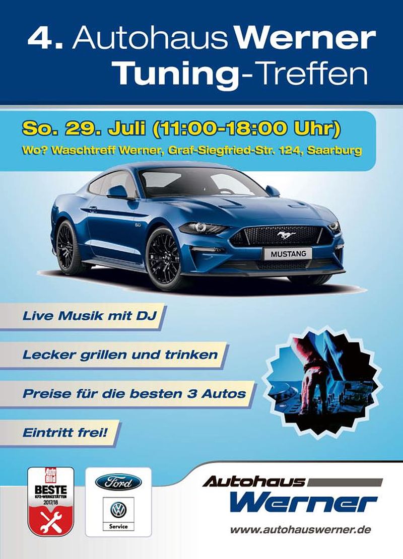 4. Autohaus Werner Tuning-Treffen in Saarburg