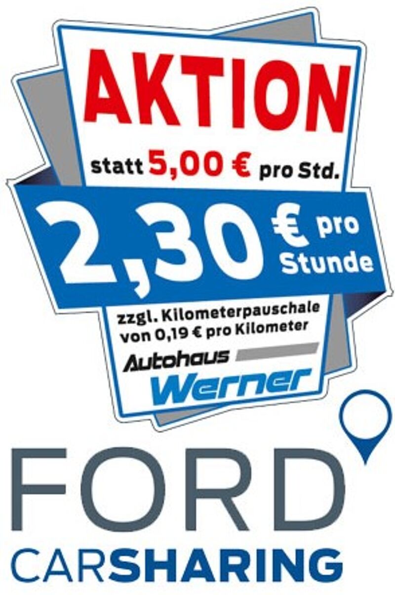 FORD Carsharing bei Autohaus Werner in Saarburg und Konz